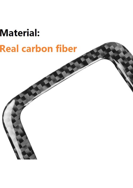 Mitsubishi Lancer 2008-2015 Karbon Fiber Araba Ön Okuma Işık Paneli Lamba Çıkartması Kapak Trim Çerçeve Aksesuarları, Bir (Yurt Dışından) indirimleri