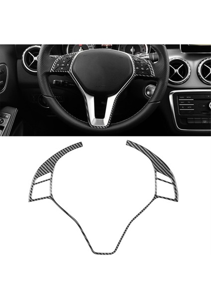 Mercedes Benz Cla C117 Için Gla X156 A Sınıfı W176 Karbon Fiber Araç Direksiyon Simidi Kapağı Trim Iç Aksesuarlar (Yurt Dışından) fırsatları