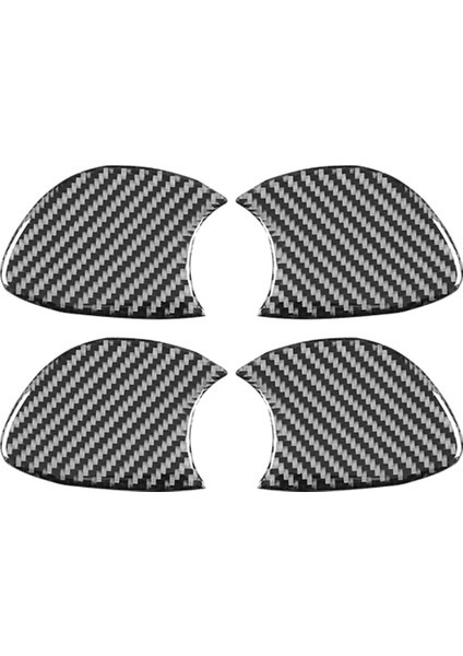 Toyota Corolla Için Karbon Fiber 2007-2013 Iç Kapı Kolu Kase Kapak Paneli Döşeme Etiketi Iç Aksesuarları (Yurt Dışından)