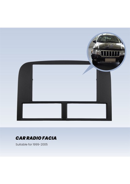 Jeep Grand Cherokee Için Araba Radyosu Fasyası 1999-2005 Panel Dash Kit Trim Fasya Plakası Stereo Konsol Kapağı Çerçeve Adaptör (Yurt Dışından) modelleri