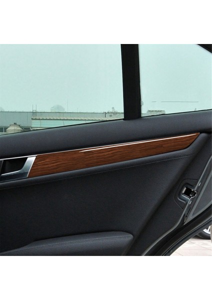 4pcs Iç Kapı Paneli Kapak Benz C Sınıfı W204 2007-2013 Için Kahverengi Ahşap Tahıl (Yurt Dışından) fırsatları