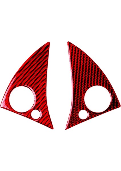 2pcs Benz C-Serisi W204 2007-2010 Için Kırmızı Karbon Fiber Direksiyon Düğmesi Döşeme (Yurt Dışından)