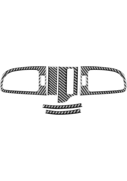 Chevrolet Için Silverado 2007-2013 Karbon Fiber Gösterge Tablosu Yan Hava Çıkış Havalandırma Çerçevesi Kapak Trim Iç Aksesuarlar (Yurt Dışından)