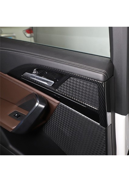 Bmw X1 U11 2023 2024 Araç Iç Kapı Tutucu Kapak Çerçevesi Trim Aksesuarları - Abs Karbon Fiber (Yurt Dışından)