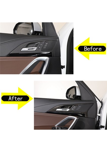 Bmw X1 U11 2023 2024 Araç Iç Kapı Tutucu Kapak Çerçevesi Trim Aksesuarları - Abs Karbon Fiber (Yurt Dışından) indirimleri