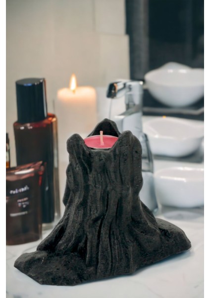 Şamdan Mumluk Dekoratif Mumluk Tealight Mumluk Model 2 Ikili Mumluk