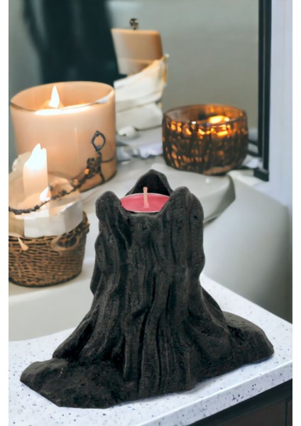 Şamdan Mumluk Dekoratif Mumluk Tealight Mumluk Model 2 Ikili Mumluk