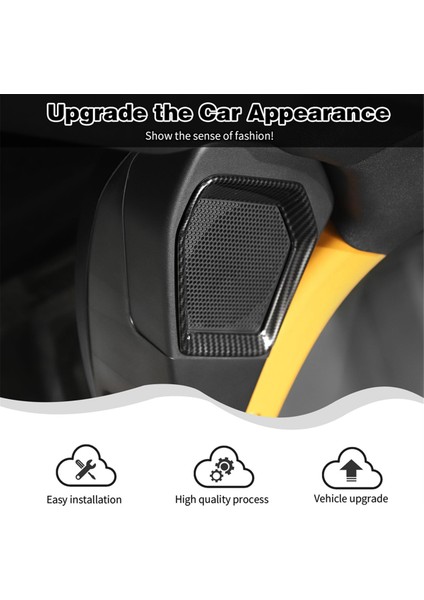 Ford Bronco Için Tail Kutusu Hoparlör Kapağı 2021-2024 Arka Bagaj Hoparlör Ses Trim Iç Aksesuarlar Karbon Fiber (Yurt Dışından) fiyatları