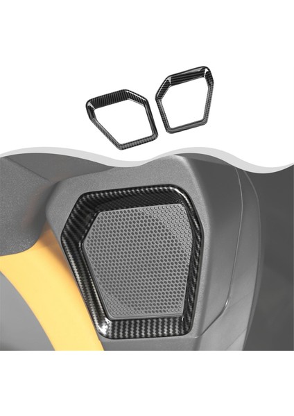 Ford Bronco Için Tail Kutusu Hoparlör Kapağı 2021-2024 Arka Bagaj Hoparlör Ses Trim Iç Aksesuarlar Karbon Fiber (Yurt Dışından) modelleri