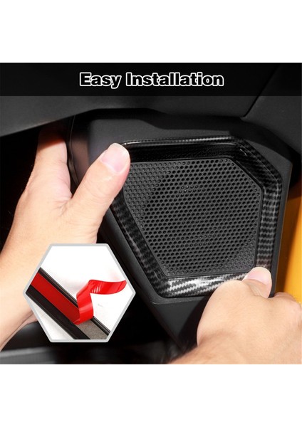 Ford Bronco Için Tail Kutusu Hoparlör Kapağı 2021-2024 Arka Bagaj Hoparlör Ses Trim Iç Aksesuarlar Karbon Fiber (Yurt Dışından) indirimleri