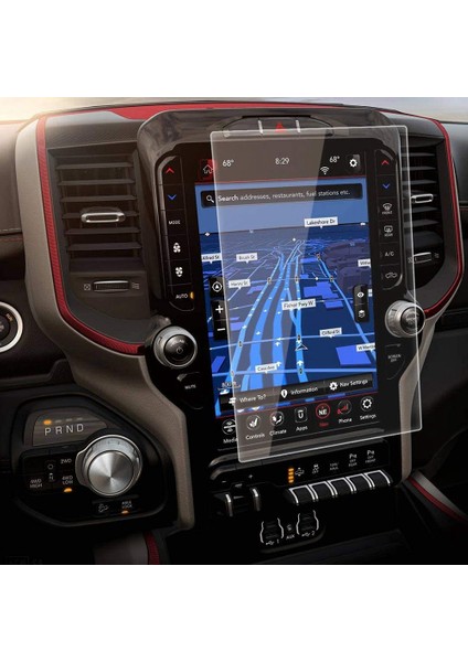 2019 Için 2020 2021 Dodge Ram 1500 2500 3500 12 Inçlik Araba Navigasyonu Dokunmatik Ekran Ekran Temperli Cam Koruyucusu Film (Yurt Dışından) fırsatları