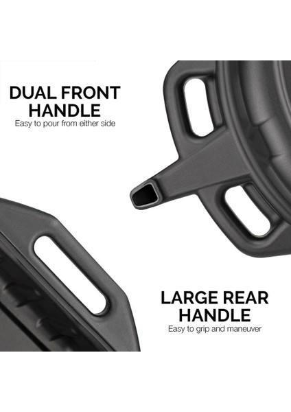 4x 10L Yağ Drenaj Tavası Atık Motor Yağ Toplayıcısı Tank Şanzıman Yağ Şey Tepsisi Onarım Araçı Yakıt Sıvı Değiştirme Garaj Aracı (Yurt Dışından) modelleri