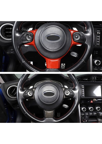 Toyota 86 Subaru Brz 2017-2021 Araç Aksesuarları (Karbon Fiber) Için Araba Direksiyon Simidi Kapağı Kaplama (Yurt Dışından) fırsatları