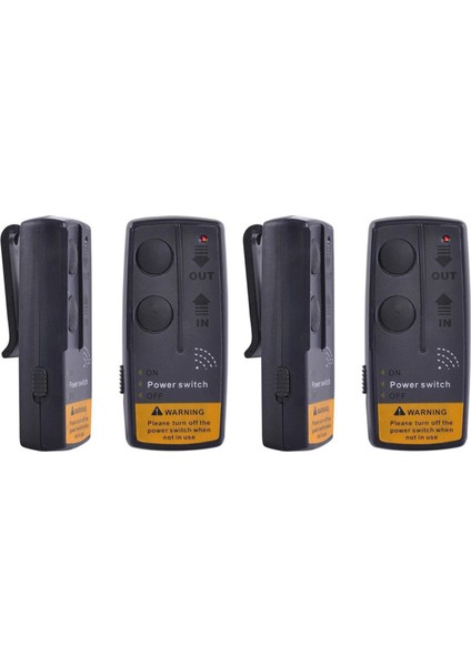 2x 12V Kablosuz Vinç Uzaktan Kontrol Kiti Araba Için Atv Suv Utv Universal (Yurt Dışından)