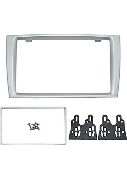 2x 2din Araba DVD Radyo Fasya Çerçeve Gösterge Tablosu Panel Montaj Kurulumu Takım Kiti Peugeot Için 308/408 Araba Stilini (Yurt Dışından) fiyatları