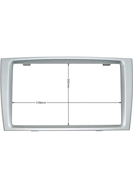 2x 2din Araba DVD Radyo Fasya Çerçeve Gösterge Tablosu Panel Montaj Kurulumu Takım Kiti Peugeot Için 308/408 Araba Stilini (Yurt Dışından) fırsatları
