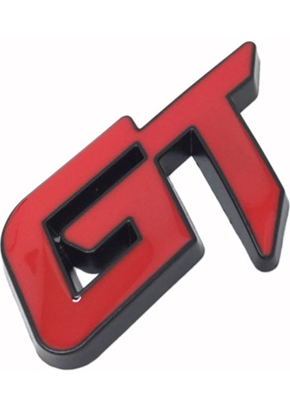 Ford Mustang Focus Için 2x 3D Gt Logo Araba Sticker 2 3 Fiesta Ranger Mondeo Mk2 Kırmızı+Siyah ve Kırmızı+Gümüş (Yurt Dışından) modelleri