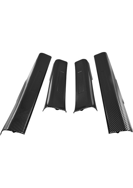 4pcs Kapı Eşik Korumaları Kapı Eşiği Giriş Koruyucusu Dekor Karbon Fiber Renk Byd Yunus Için (Yurt Dışından)