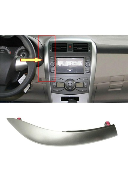 Toyota Corolla Altis Için 6pcs Gösterge Tablosu Trim Kapak Şeridi 2009 2012 2011 2012 2012 Merkezi Kontrol Araba Stili (Yurt Dışından) fırsatları