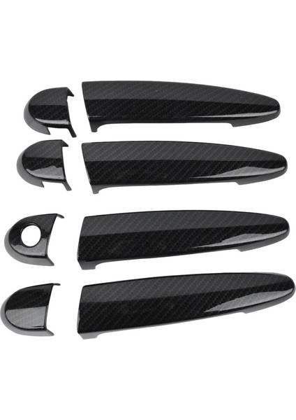 8x Karbon Fiber Dış Dış Kapı Tutucu Kapak Bmw 1 2 3 4 Serisi E87 E90 E91 E92 E93 F30 X1 X2 X3 X4 X5 X6 Lhd (Yurt Dışından) fiyatları
