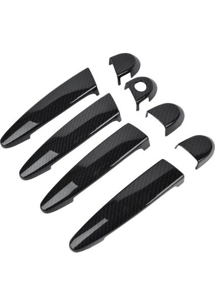 8x Karbon Fiber Dış Dış Kapı Tutucu Kapak Bmw 1 2 3 4 Serisi E87 E90 E91 E92 E93 F30 X1 X2 X3 X4 X5 X6 Lhd (Yurt Dışından) modelleri