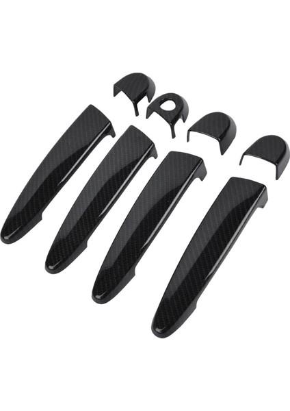 8x Karbon Fiber Dış Dış Kapı Tutucu Kapak Bmw 1 2 3 4 Serisi E87 E90 E91 E92 E93 F30 X1 X2 X3 X4 X5 X6 Lhd (Yurt Dışından) indirimleri