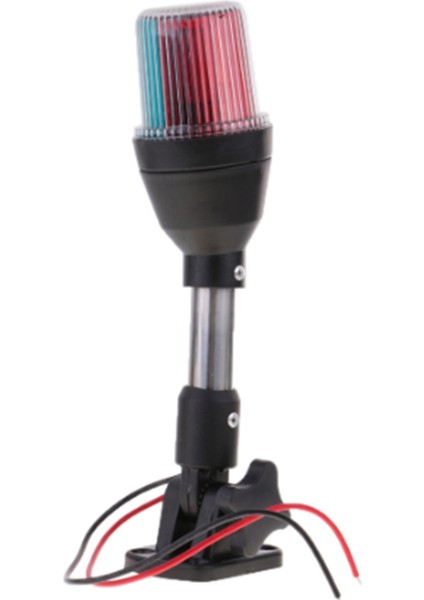 LED Tekne Ankraj Işık Yat Üç Renkli Navigasyon Sinyali Işık Üç Renkli Aydınlatma Kırmızı Yeşil Beyaz 12V (Yurt Dışından)