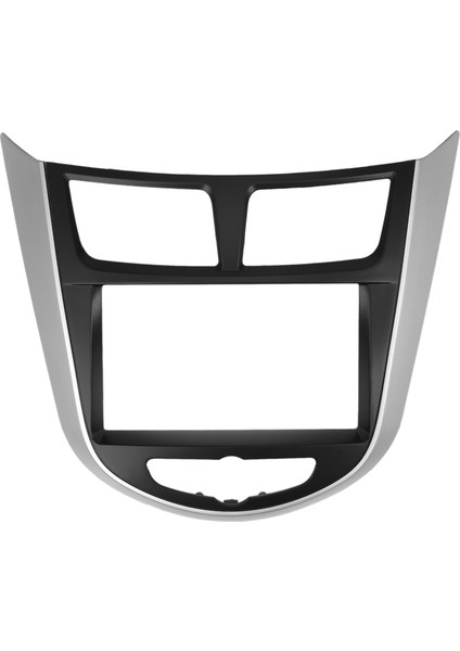 2x Araç Yendirme Radyo Fasya Çerçevesi Panel DVD Trim Kiti Hyundai I-25 I25 Vurgu Solaris Verna 2din Dash, 2 Din (Yurt Dışından) fiyatları