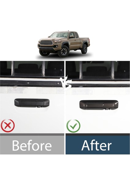 Toyota Tacoma 2006-2015 Arka Bagaj Kapı Panel Kapak Aksesuarları (Yurt Dışından) fırsatları