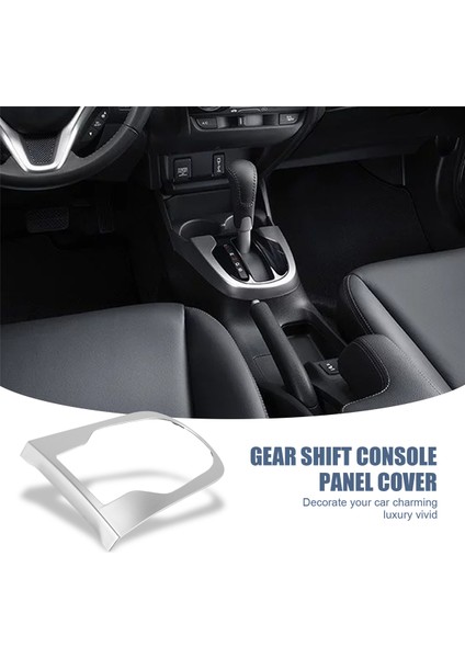 Abs Chrome Araba Merkezi Konsol Dişli Vardiya Kolu Kutu Panel Kapağı Trim Otomotiv Iç Honda City 2014-2019 (Yurt Dışından) fırsatları