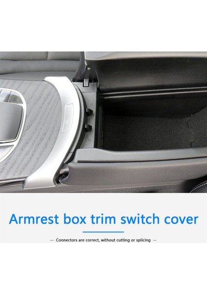 2x Abs+Pc Center Konsolu Kolçak Anahtar Düğmesi Trim Kapak Mercedes Benz C Glc Sınıfı W205 W253 2015-2020 (Yurt Dışından) fırsatları