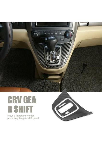 Honda Crv 2007-2011 Karbon Fiber Için Araba Dişli Vites Paneli Trim Çerçeve Kapağı (Yurt Dışından) indirimleri