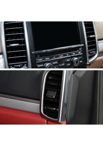 6x Ön A/c Hava Havalandırma Çıkışı Sekmesi Klipsli Onarım Kiti Porsche Cayenne 2011-2016 Araba (Yurt Dışından) modelleri