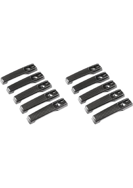 10X Araç Karbon Fiber Dış Kapı Tutam Mercedes Benz G Sınıfı W463 W464 G65 G55 G63 G500 G550 2019-2020 (Yurt Dışından)