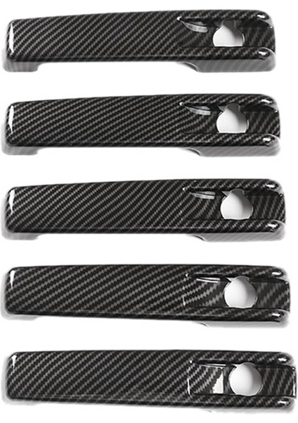 10X Araç Karbon Fiber Dış Kapı Tutam Mercedes Benz G Sınıfı W463 W464 G65 G55 G63 G500 G550 2019-2020 (Yurt Dışından) modelleri