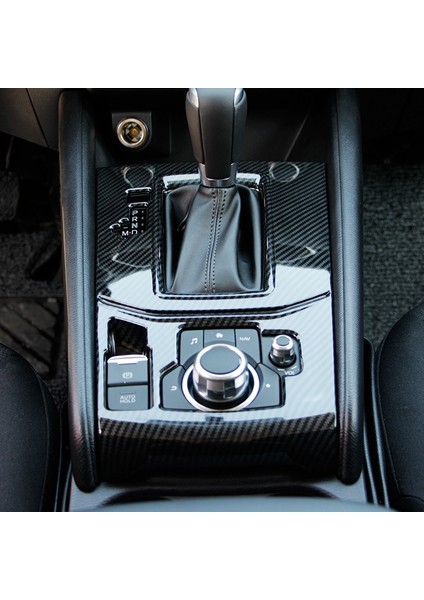 Mazda Cx-5 Cx5 Için 2017 2018 2018 2019 Araç Konsolu Dişli Vites Kutusu Panel Trim Çerçeve Kapaklar Çıkartma Karbon Fiber Aksesuarlar (Yurt Dışından) fiyatları