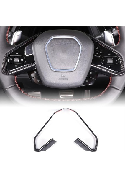 Chevrolet Corvette C8 2020-2023 Araç Direksiyon Düğmesi Kapak Trim Aksesuarları Abs Karbon Fiber (Yurt Dışından) modelleri