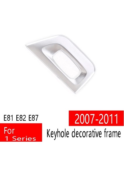 Araç Ateşleme Anahtar Kilidi Paneli Kapak Döşeme Etiketi Anahtar Deliği Dekoratif Halka For-Bmw 1 Serisi E81 E82 E87 2007-2011 (Yurt Dışından) fırsatları