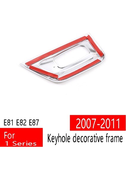 Araç Ateşleme Anahtar Kilidi Paneli Kapak Döşeme Etiketi Anahtar Deliği Dekoratif Halka For-Bmw 1 Serisi E81 E82 E87 2007-2011 (Yurt Dışından) indirimleri