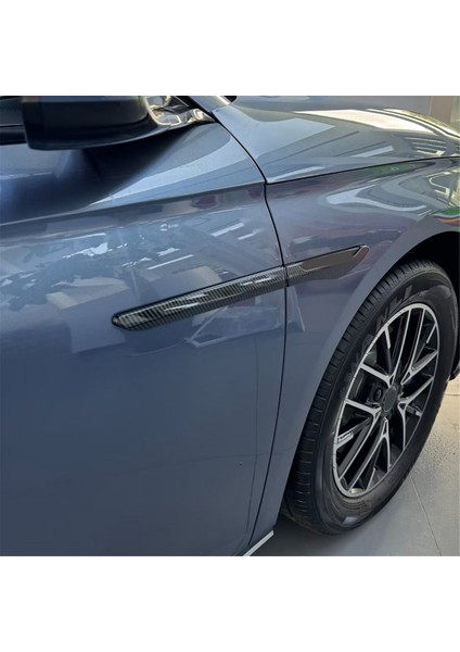 4pcs Yan Kanat Paneli Trim Kapağı Dekorasyon Byd Conta / Byd Atto 4 Için Karbon Fiber Rengi (Yurt Dışından) modelleri