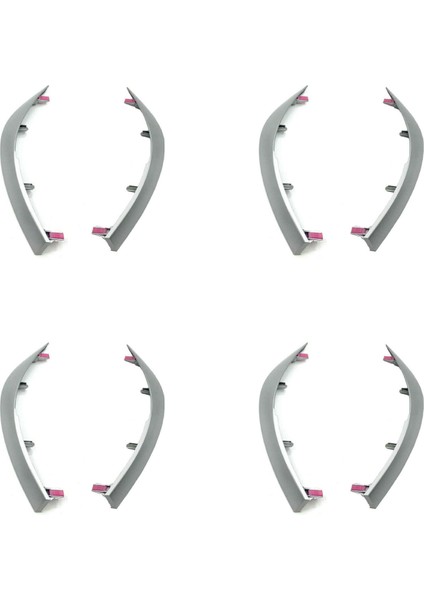 Toyota Corolla Altis Için 8pcs Gösterge Tablosu Trim Kapak Şeridi 2009 2012 2011 2012 2012 Merkezi Kontrol Araba Stili (Yurt Dışından)