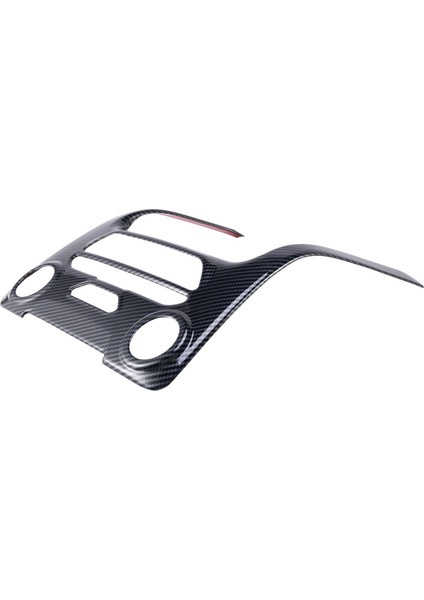 Ford Ranger / Everest 2015-2021 Aksesuarları Için Karbon Fiber Merkez Konsolu Panel Düğmesi Çerçeve Kapağı Trim (Yurt Dışından)