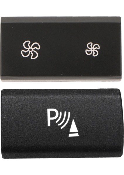 Bmw X5 X6 ve Park Radar Sensörü Anahtar Düğmesi Kapağı Için Araba Rüzgar Hava Hacmi Klima Fan Anahtarı Düğmesi Kapak (Yurt Dışından)