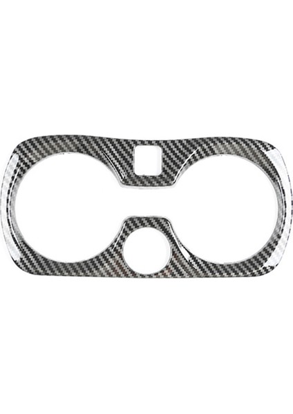 Bmw- 3 Serisi Için G20 G28 2019-2021 Karbon Fiber Merkezi Konsol Su Kupası Tutucu Kapak Trim Dekor Etiket Aksesuarları (Yurt Dışından)