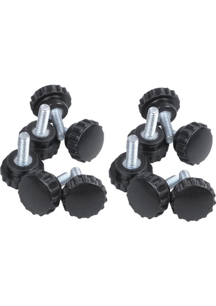 12 Pcs M4X10 Dişli Tutuklu Thumbsscrew Kavrama Topozlar Başparmak Vida (Yurt Dışından)