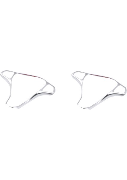 2x Araç Direksiyon Düğmesi Çerçeve Dekorasyon Kapağı Sikler Trim Mercedes Benz C Sınıfı W205 E Sınıf W213 Glc X253 (Yurt Dışından)