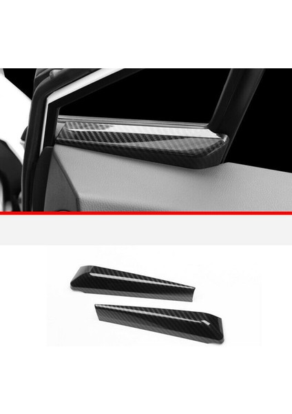 Toyota C-Hr Için 3 Pcs 2016-2019 Araç Aksesuarları: 2 Pcs Iç Üçlü Kısaltılmış Bir Sütun Kapağı ve 1 Pcs Dişli Vites Kapağı (Yurt Dışından) modelleri