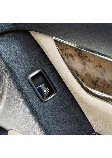 8pcs Araba Kapısı Koltuğu Bellek Kilit Anahtarı Düğmesi Çıkartmalar Mercedes Benz C E Sınıf Glk Gl ml W204 Aksesuarları (Yurt Dışından) fiyatları