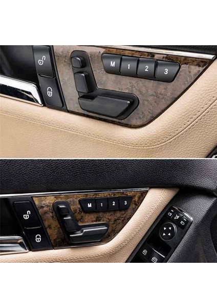 8pcs Araba Kapısı Koltuğu Bellek Kilit Anahtarı Düğmesi Çıkartmalar Mercedes Benz C E Sınıf Glk Gl ml W204 Aksesuarları (Yurt Dışından) indirimleri