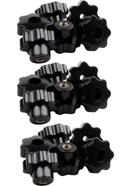 Makineler Mandal Kümesi Kepçeleme Fındık Düğmesi M8 Dişi Iplik 18PCS (Yurt Dışından)